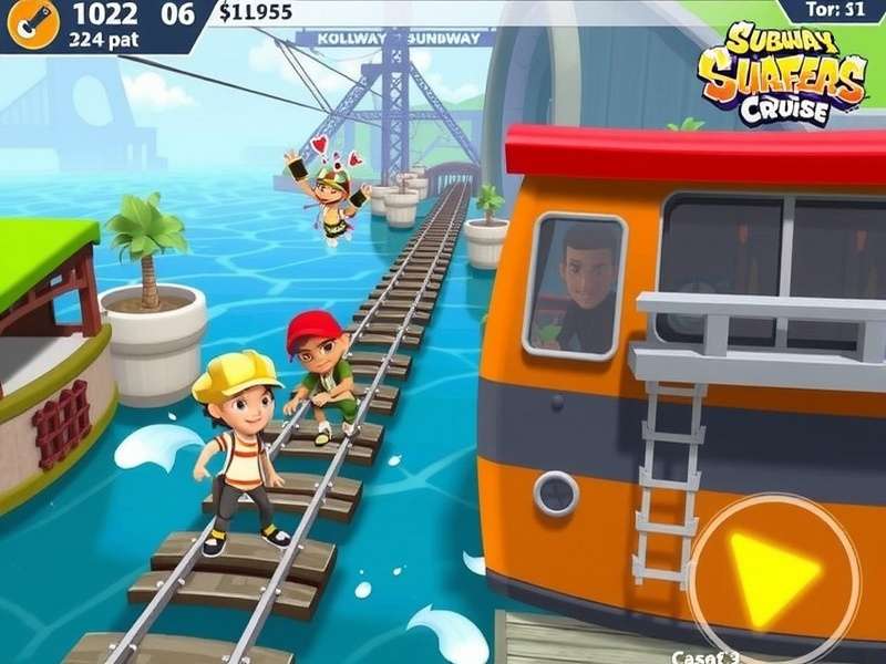 Subway Surfers Kolkata Cruise gameplay screenshot